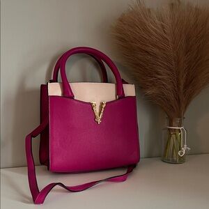 New! Versace Pink Top Handle (never used)